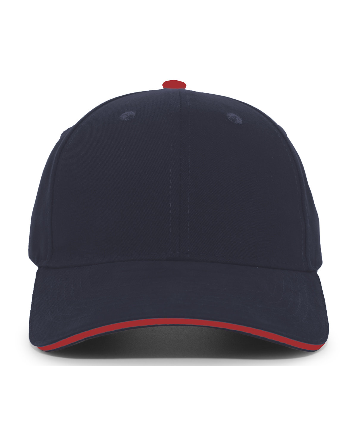 Brushed Twill Cap With Sandwich Bill