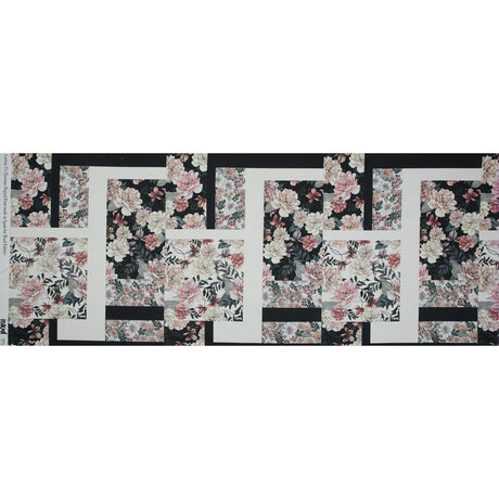 Mood Exclusive La Vie en Rose Black Stretch Cotton Sateen