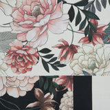 Mood Exclusive La Vie en Rose Black Stretch Cotton Sateen