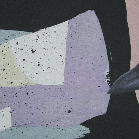 Mood Exclusive Purple Haze Black Cotton Poplin
