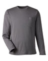Harriton Unisex Charge Snag and Soil Protect Long Sleeve T-Shirt