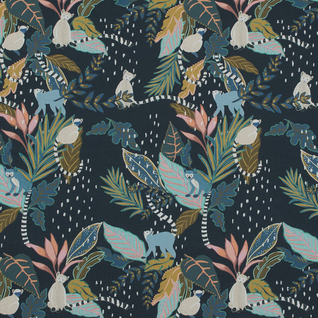 Mood Exclusive Isola Avventura Midnight Blue Cotton Poplin