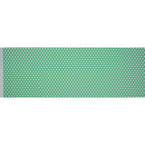 Cotton Poplin - Green and White Polka Dots - Dipping Dots Print - Mood Exclusive Avenable Collection
