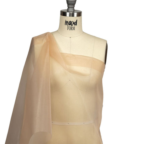 Stiff Polyester Organdy - Doe - Rhiannon Collection