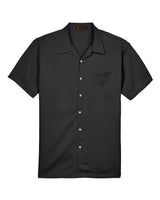Harriton Men's Bahama Cord Camp Shirt