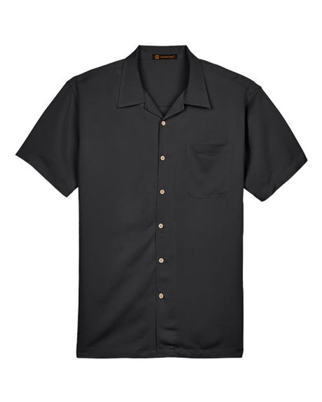 Harriton Men's Bahama Cord Camp Shirt