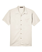Harriton Men's Bahama Cord Camp Shirt