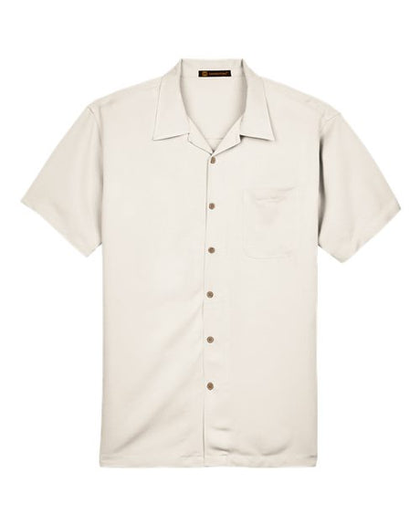 Harriton Men's Bahama Cord Camp Shirt