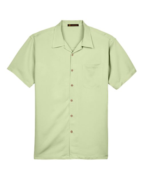 Harriton Men's Bahama Cord Camp Shirt