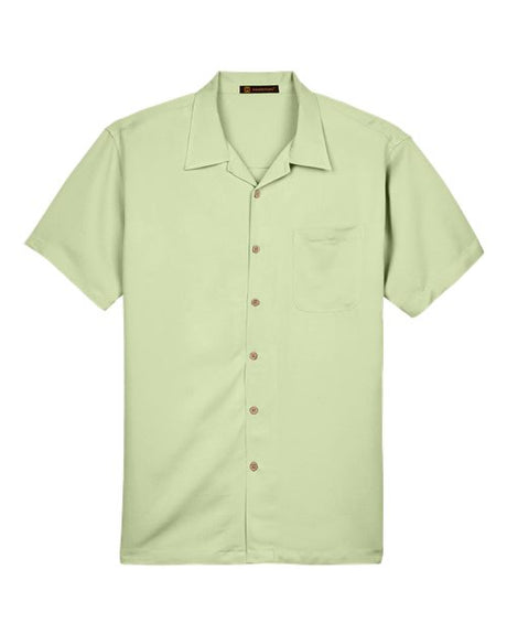 Harriton Men's Bahama Cord Camp Shirt