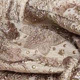 Gold and Rose Gold Luxury Paisley Metallic Brocade