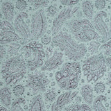 Rose Gold and Seafoam Luxury Paisley Metallic Brocade