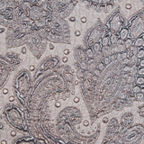 Rose Gold and Beige Luxury Paisley Metallic Brocade