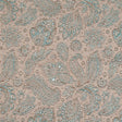 Mint and Gold Luxury Paisley Metallic Brocade