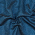 Metallic Blue and Black Cheetah Spotted Luxury Brocade