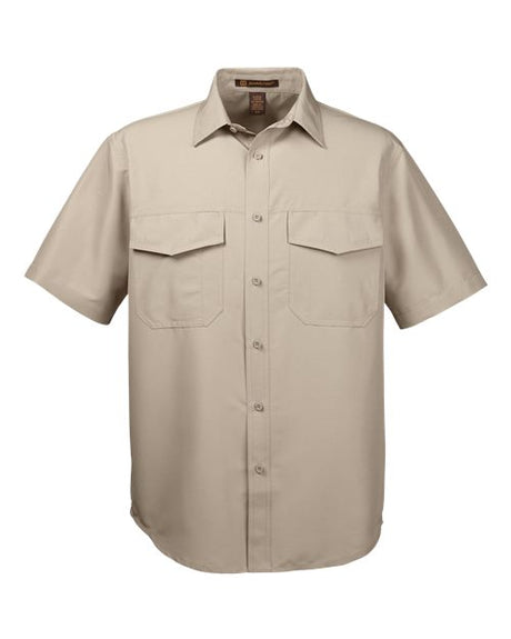 Harriton Men's Key West Short Sleeve Performance Staff Shirt