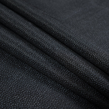 Metallic Navy and Black Cheetah Spotted Luxury Brocade