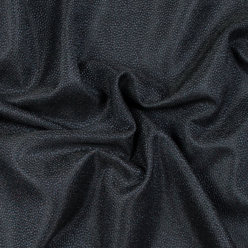 Metallic Navy and Black Cheetah Spotted Luxury Brocade