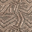 Charcoal and Gold Luxury Geometric Metallic Brocade