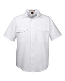 Harriton Men's Key West Short Sleeve Performance Staff Shirt