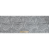 Silver Luxury Geometric Metallic Brocade