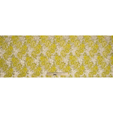 Lime Luxury Floral Metallic Brocade