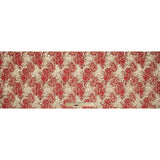 Red Luxury Floral Metallic Brocade
