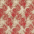 Red Luxury Floral Metallic Brocade