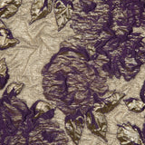 Regal Purple Luxury Floral Metallic Brocade