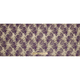 Regal Purple Luxury Floral Metallic Brocade