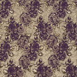 Regal Purple Luxury Floral Metallic Brocade