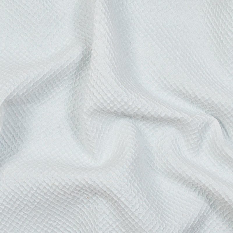 Marylin Metallic White Diamond Quilted Brocade