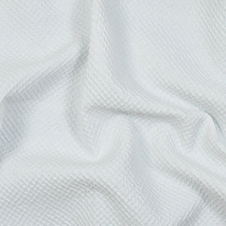 Marylin Metallic White Diamond Quilted Brocade