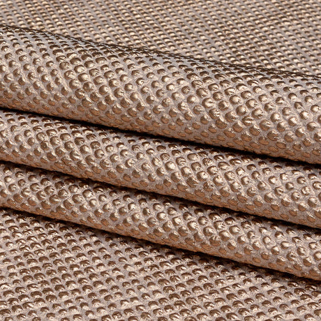 Marylin Metallic Peach Bellini Diamond Quilted Brocade