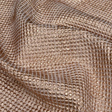 Marylin Metallic Peach Bellini Diamond Quilted Brocade
