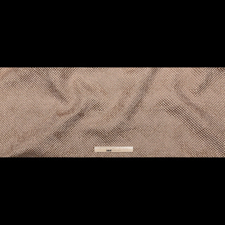 Marylin Metallic Peach Bellini Diamond Quilted Brocade