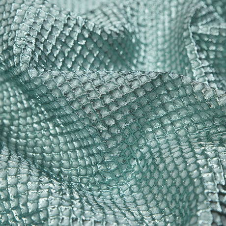 Marylin Metallic Mint Diamond Quilted Brocade