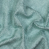 Marylin Metallic Mint Diamond Quilted Brocade