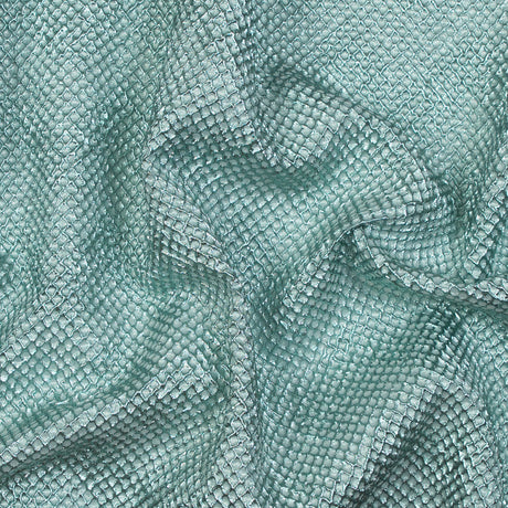 Marylin Metallic Mint Diamond Quilted Brocade