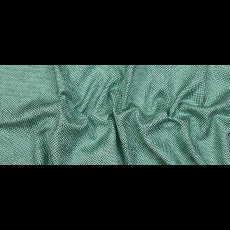 Marylin Metallic Green Diamond Quilted Brocade