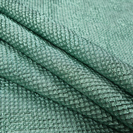 Marylin Metallic Green Diamond Quilted Brocade