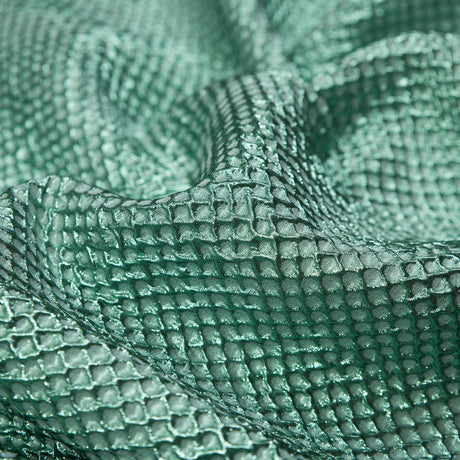 Marylin Metallic Green Diamond Quilted Brocade