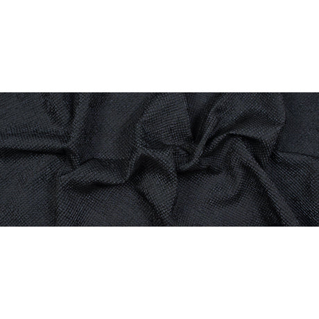 Marylin Metallic Black and Navy Diamond Quilted Brocade