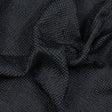 Marylin Metallic Black and Navy Diamond Quilted Brocade