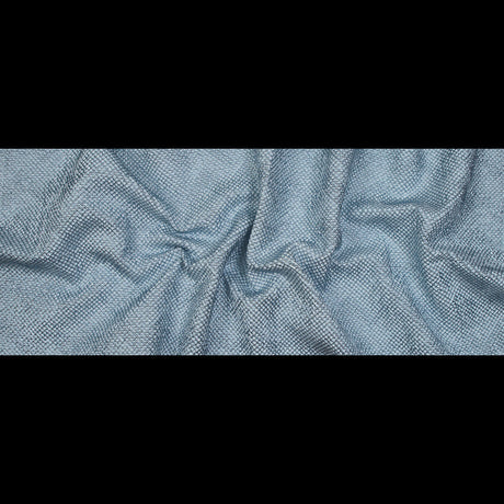 Marylin Metallic Aqua Diamond Quilted Brocade