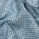 Marylin Metallic Aqua Diamond Quilted Brocade