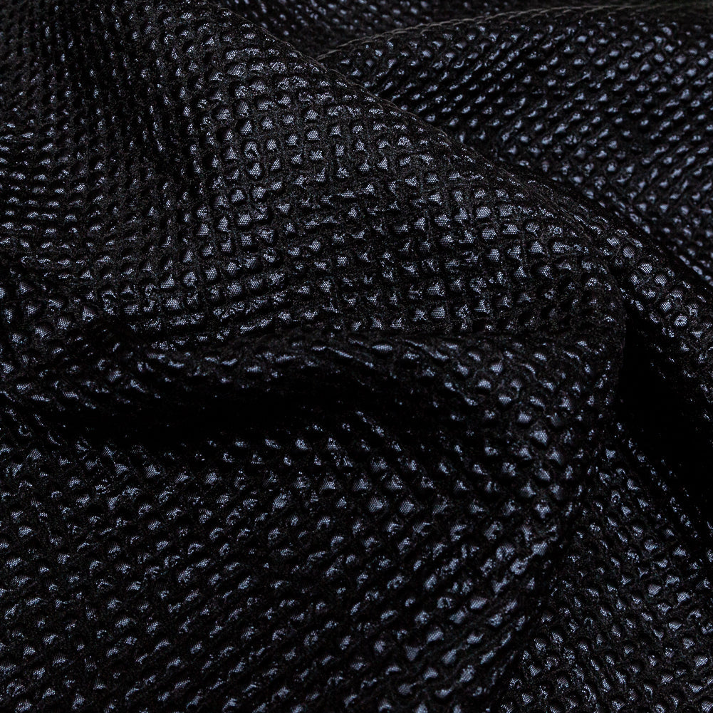 Marylin Metallic Navy Diamond Quilted Brocade