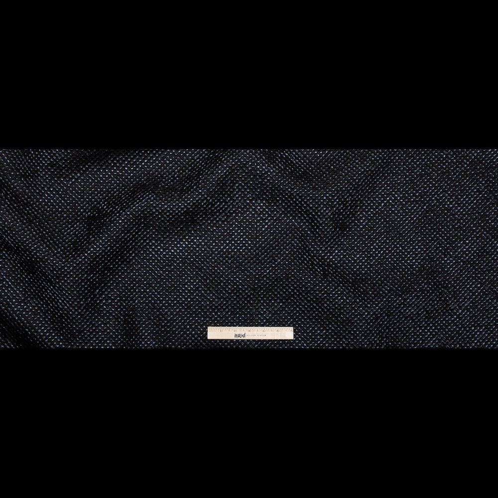 Marylin Metallic Navy Diamond Quilted Brocade