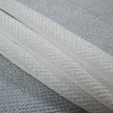 Marylin Metallic Transparent White Diamond Quilted Brocade