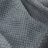 Marylin Metallic Transparent Gray Diamond Quilted Brocade